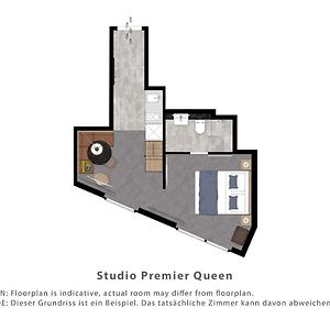 Deluxe Studio met een Queen Size Bed